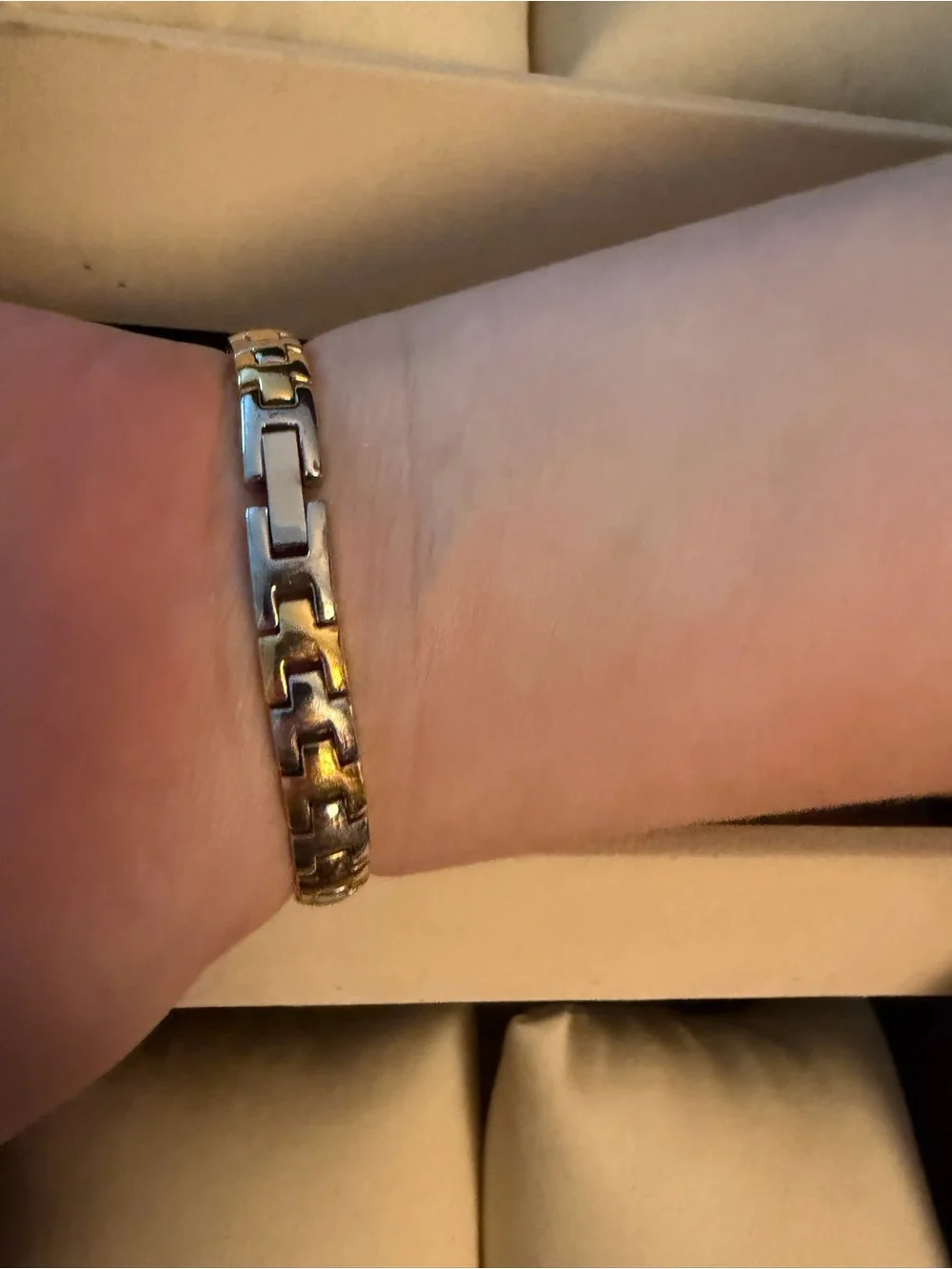 Pulsar Two-Tone Silver and Gold Women’s Bracelet Watch